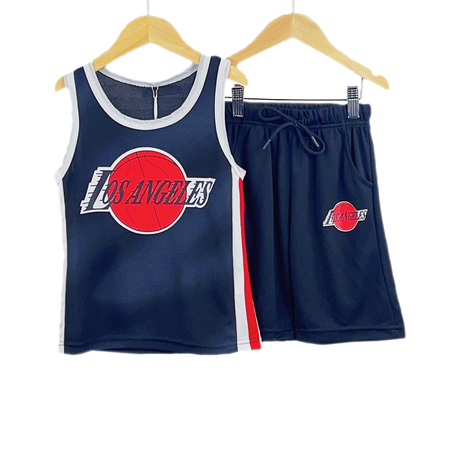 Kids Basketball Vest and Shorts Set