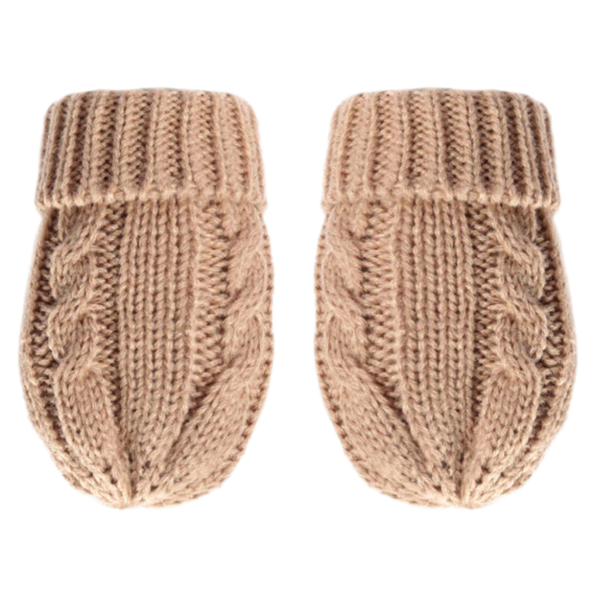 Knitted Gloves - Beige