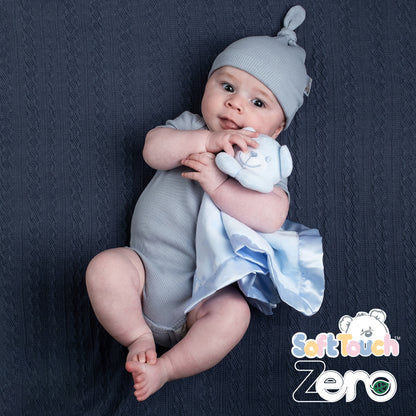 Baby Bodysuit Ribbed Sleepsuit Beanie Hat Bib