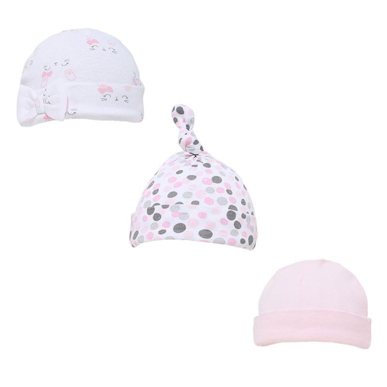 Baby Bow Top Knot Beanie Hats