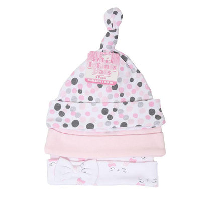 Baby Bow Top Knot Beanie Hats