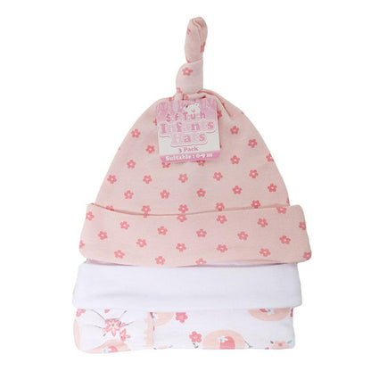 Baby Bow Top Knot Beanie Hats