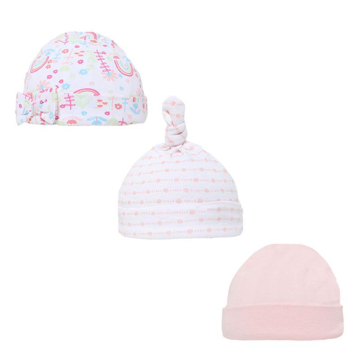 Baby Bow Top Knot Beanie Hats