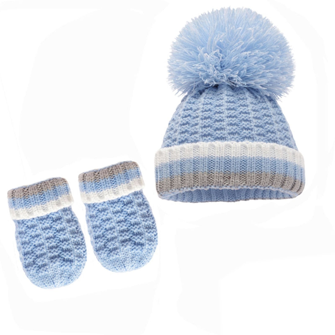 Baby Knitted Pom Pom Hats