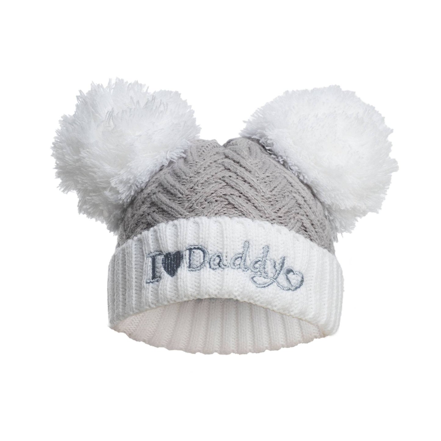 Gum & Berries Baby Girl/Boy Woven Ribbed Bobble Beanie Hat Pompom Winter Cap Newborn - 12M