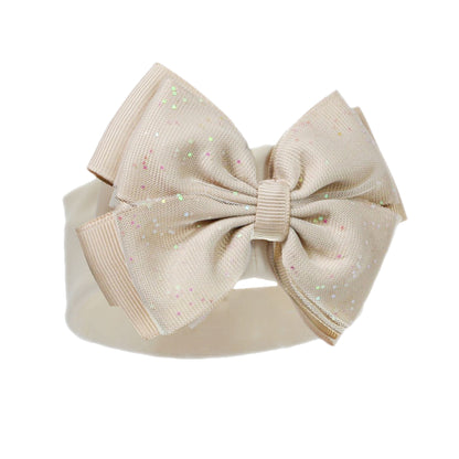 Baby Girls Sparkle Glitter Bow Headband