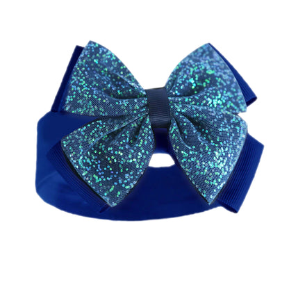 Baby Girls Sparkle Glitter Bow Headband