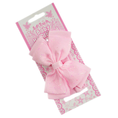 Baby Girls Sparkle Glitter Bow Headband