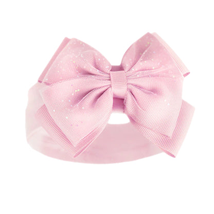 Baby Girls Sparkle Glitter Bow Headband