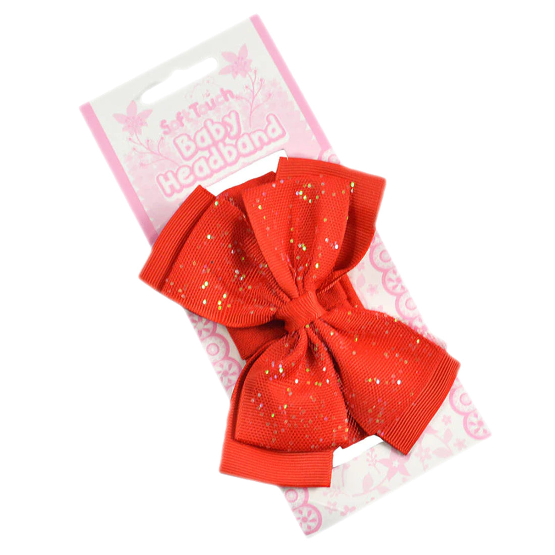 Baby Girls Sparkle Glitter Bow Headband