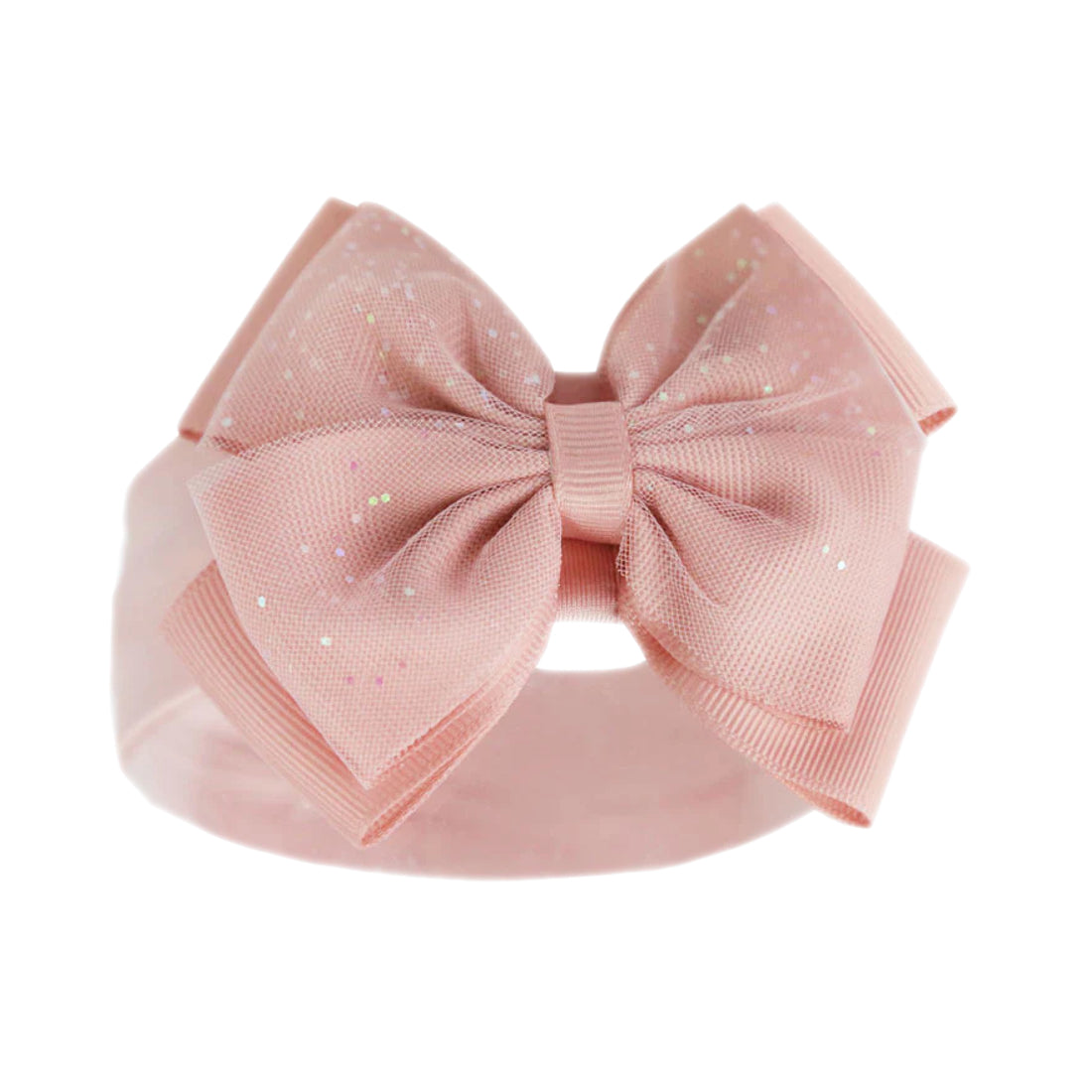 Baby Girls Sparkle Glitter Bow Headband