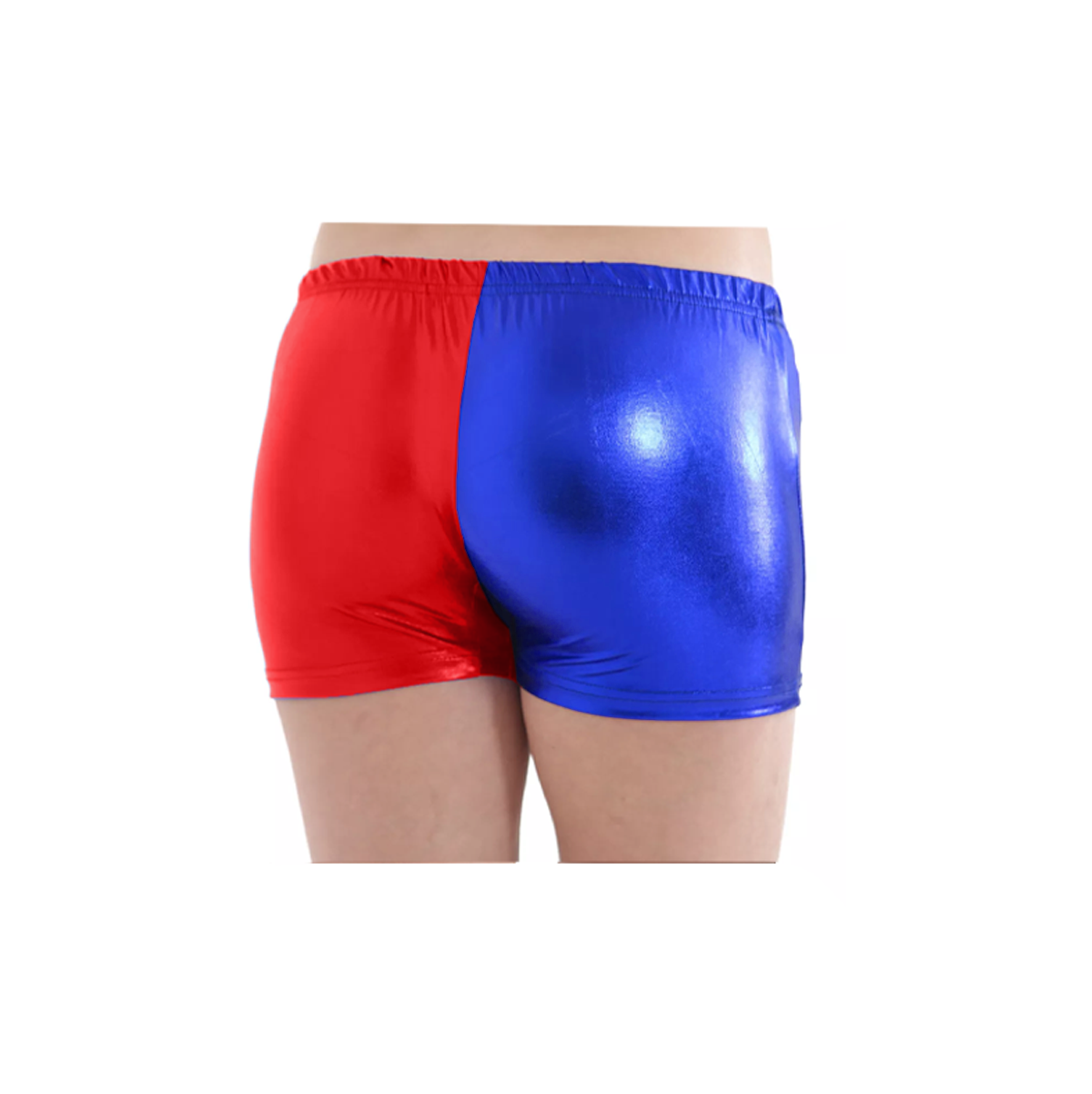 Girls Harley Quinn Hot Pants Red Blue 3 -14