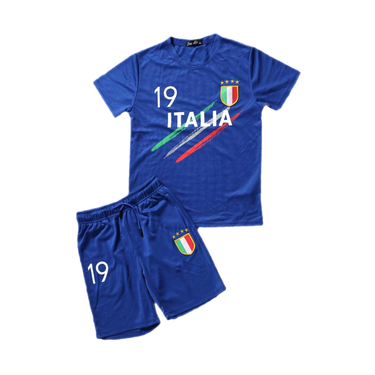 Kids Football T-Shirt And Shorts Set - Italy