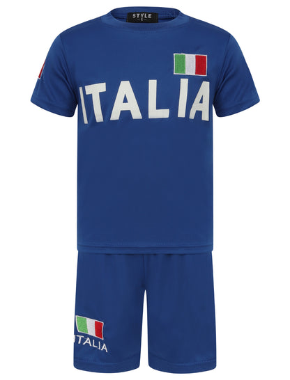 Kids Football T-Shirts & Shorts Set