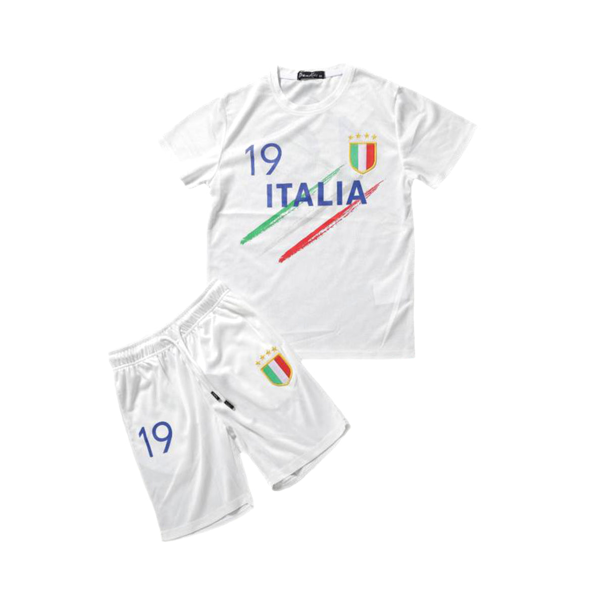 Kids Football T-Shirt And Shorts Set - Italy
