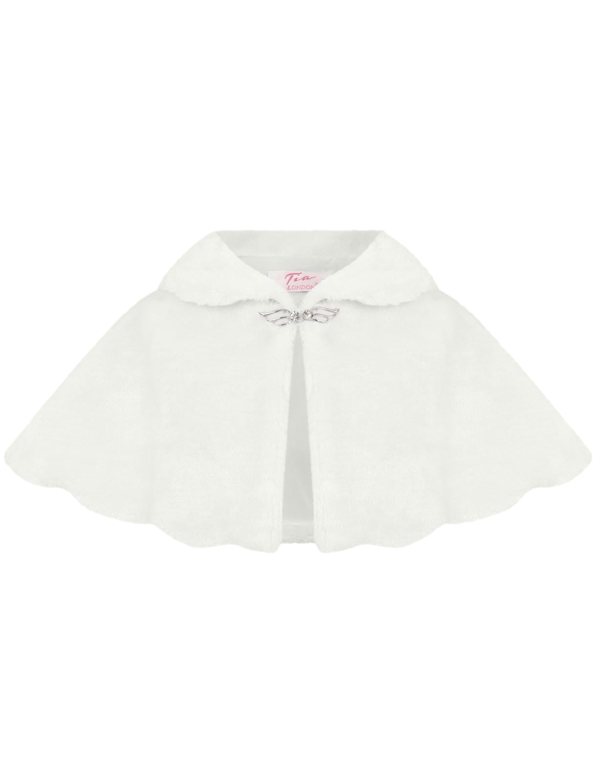 Girls Fur Shoulder Cape