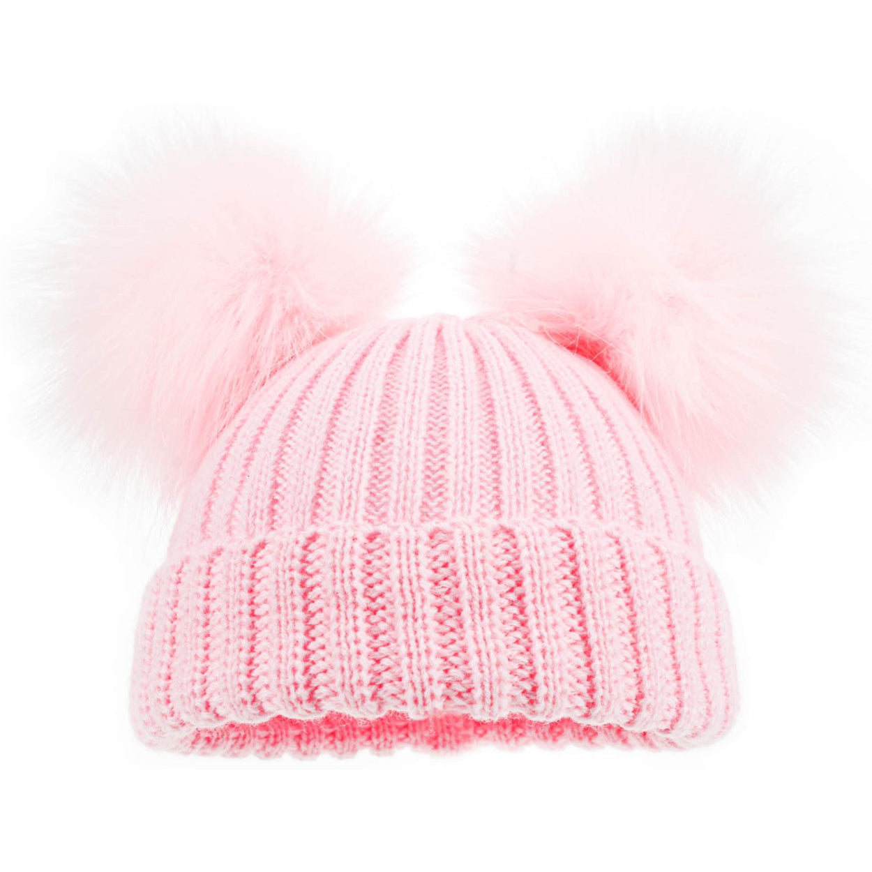 Baby Knitted Pom Pom Hat Boy Girl Winter Bobble Mummy Daddy Prince Princess 0-12