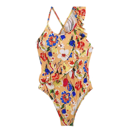 Girls Summer Hawaiian One Piece Swimsuits
