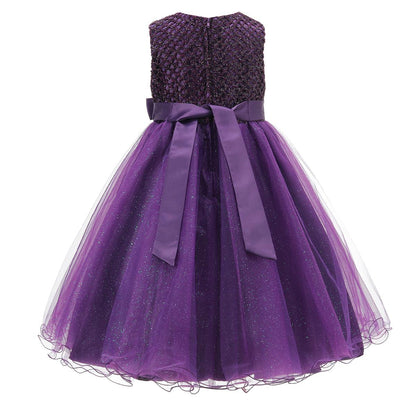 Girls Formal Wedding Bridesmaid Party Dress