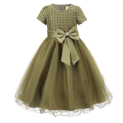 Girls Formal Wedding Bridesmaid Party Dress