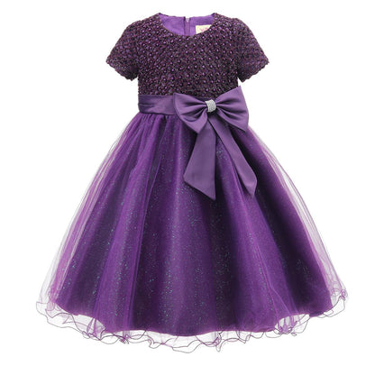 Girls Formal Wedding Bridesmaid Party Dress