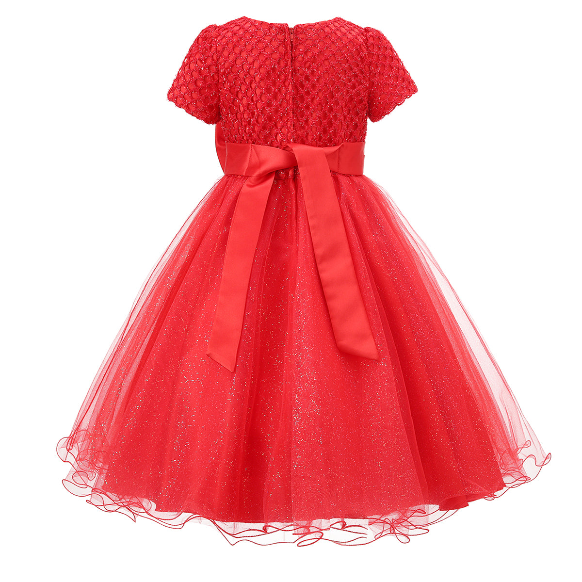 Girls Formal Wedding Bridesmaid Party Dress