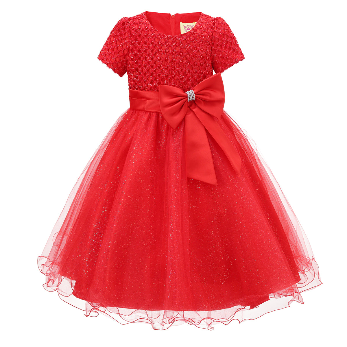 Girls Formal Wedding Bridesmaid Party Dress