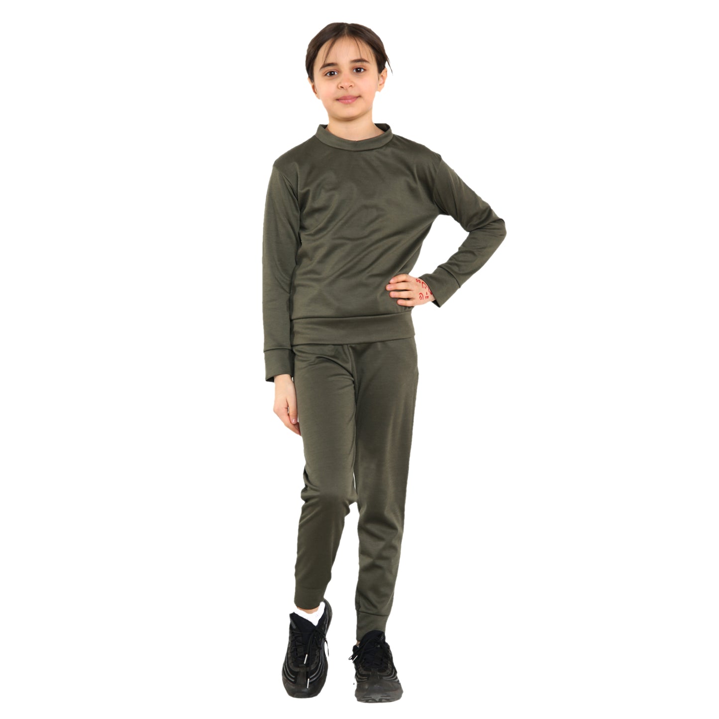 Girls Loungewear Tracksuit Sweatshirt Sweatshirt & Pants Set