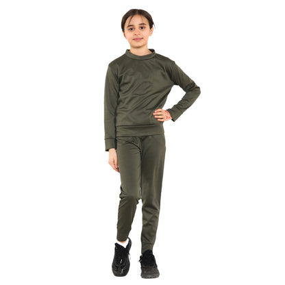 Girls Loungewear Tracksuit Sweatshirt Sweatshirt & Pants Set