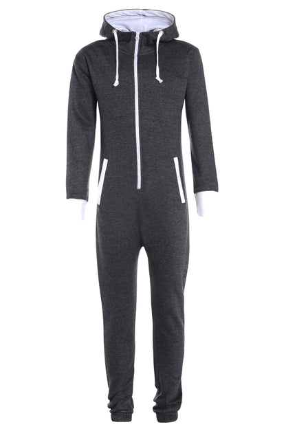 Kids Plain Onesie - Charcoal