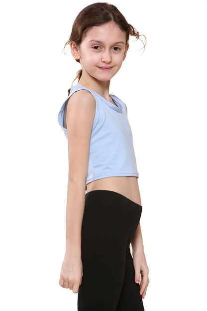 Girls Sleeveless Vest Crop Top