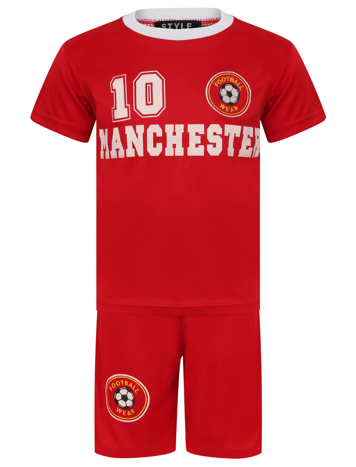 Kids Football T-Shirts & Shorts Set