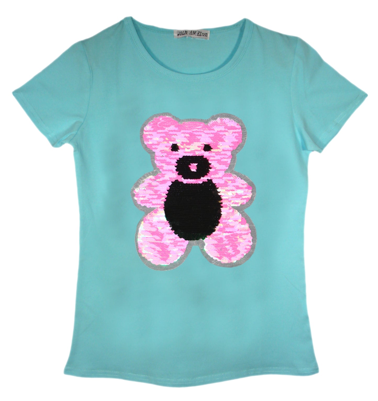 Girls Animal Sequin T-Shirts