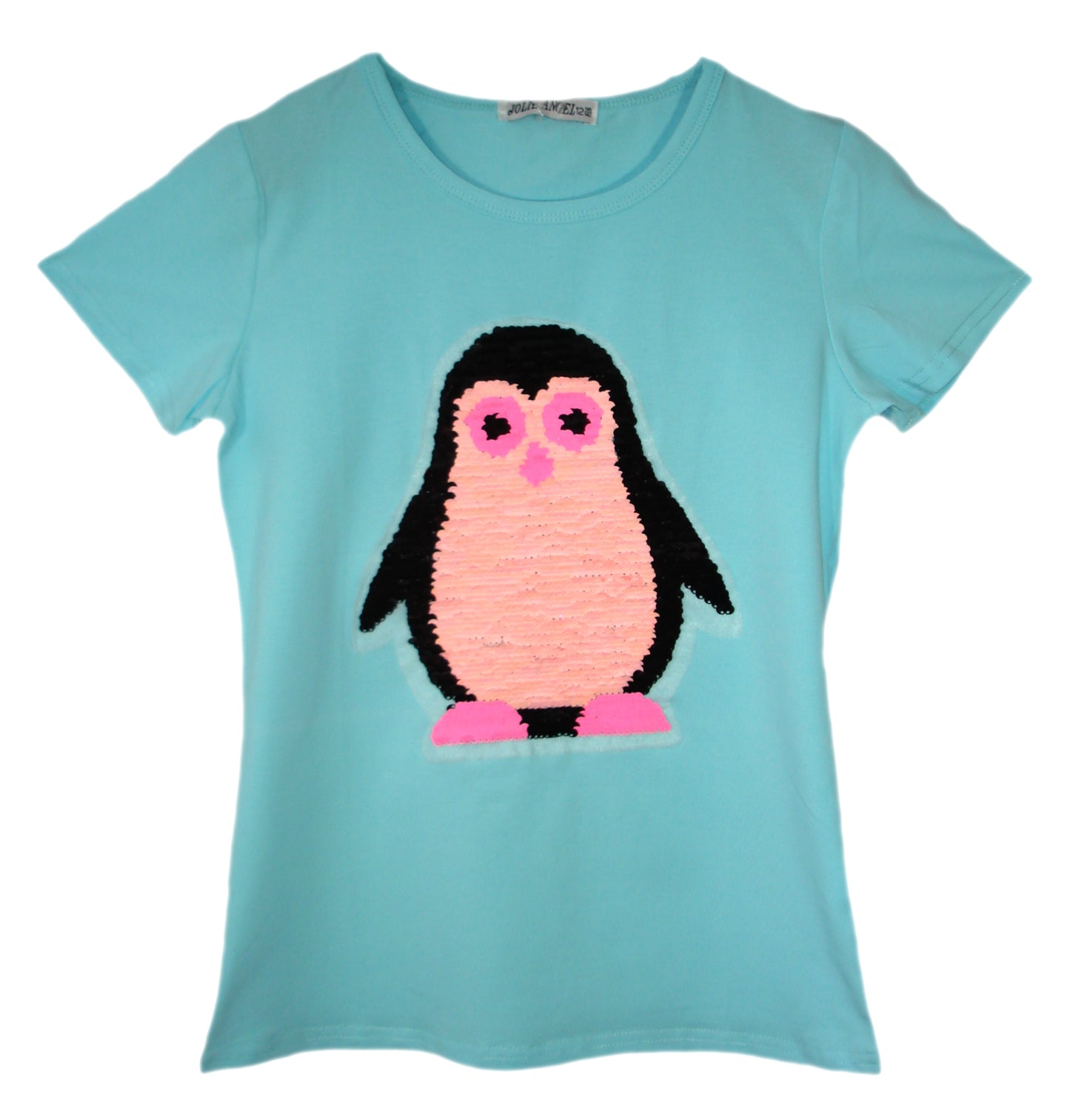 Girls Animal Sequin T-Shirts