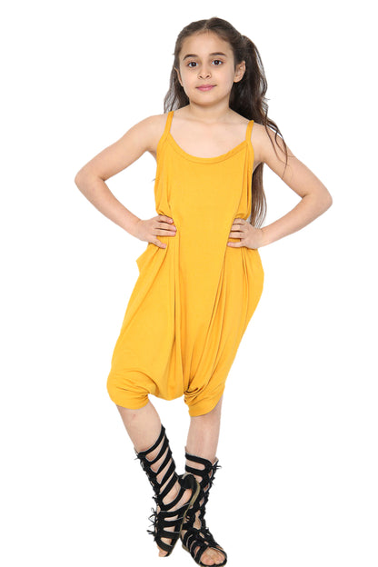 Girls Baggy Drape Jumpsuit