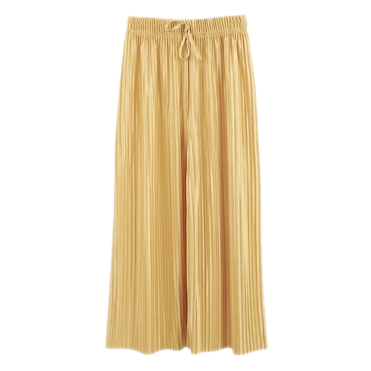 Girls Pleated Capri Baggy Wide Leg Trousers