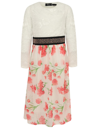Girls Floral Maxi Dress
