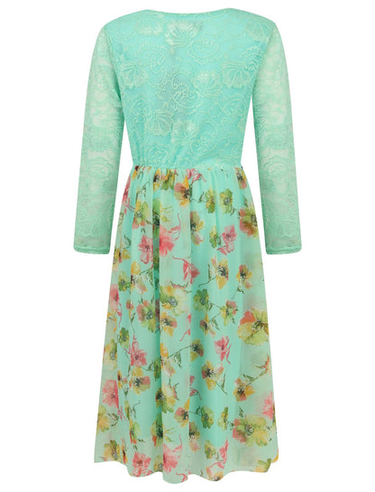 Girls Floral Maxi Dress