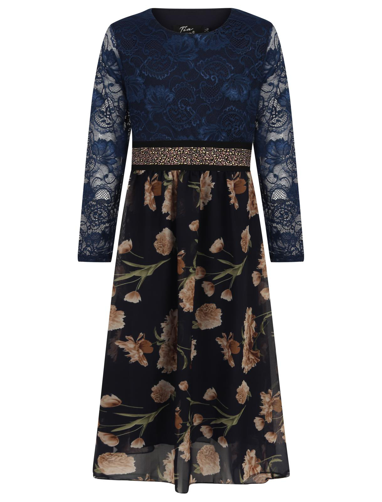 Girls Floral Maxi Dress