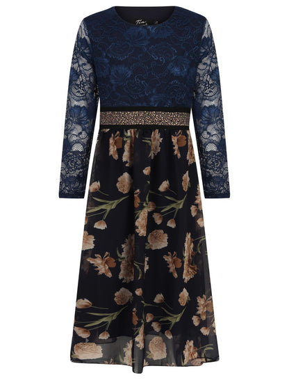 Girls Floral Maxi Dress