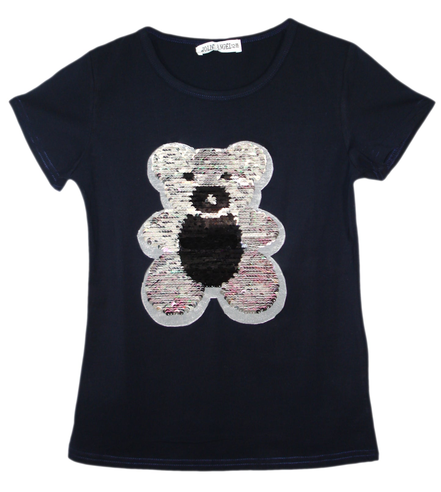 Girls Animal Sequin T-Shirts