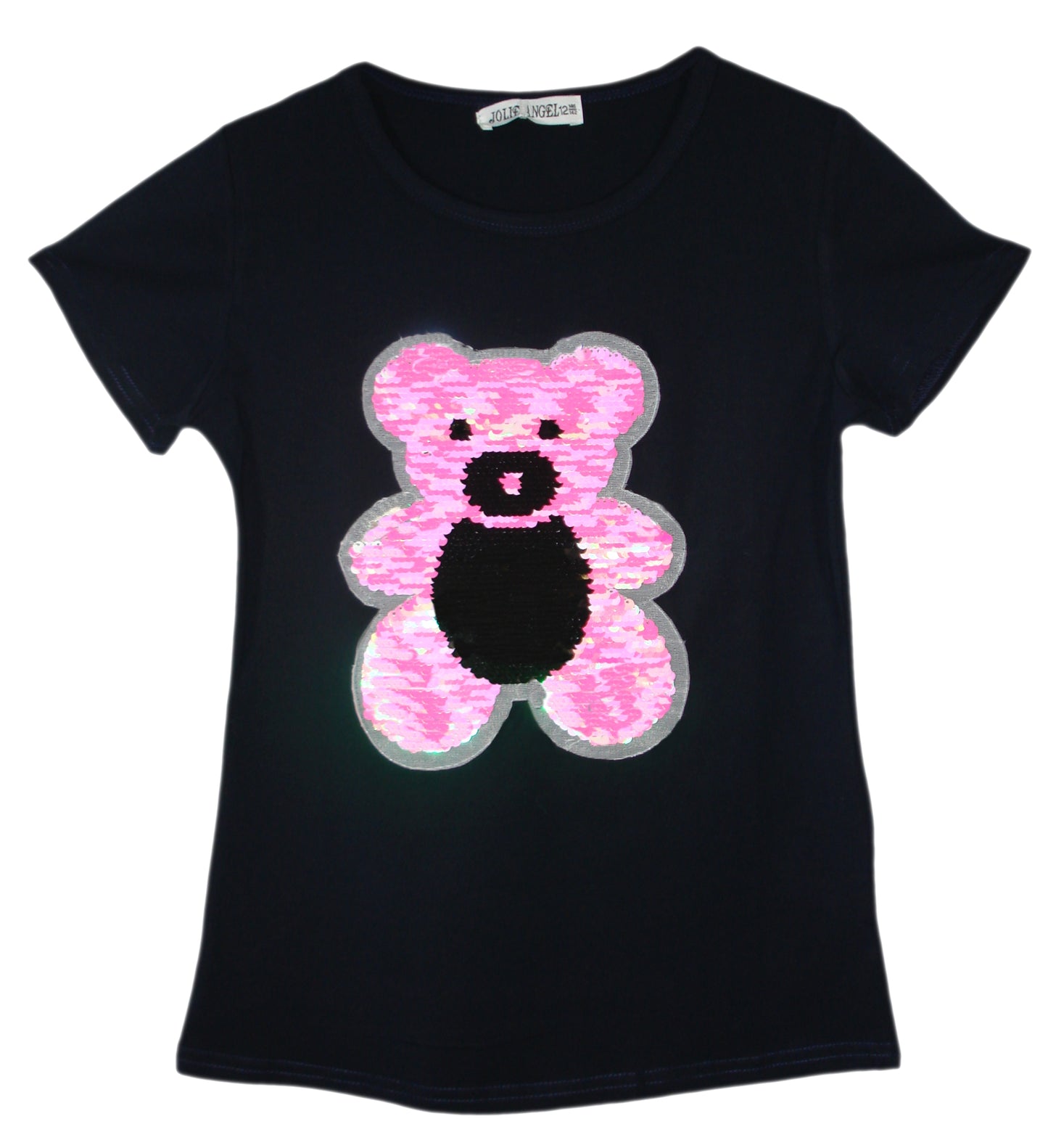 Girls Animal Sequin T-Shirts