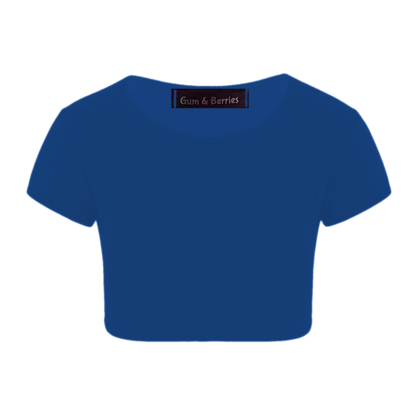 Girls Neon Crop Top T-Shirt.
