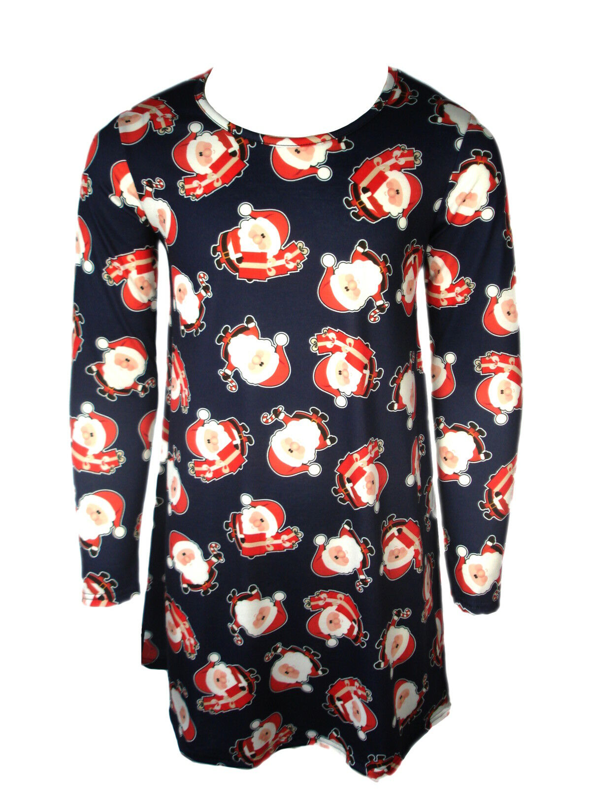Girls Christmas Santa Swing Dress