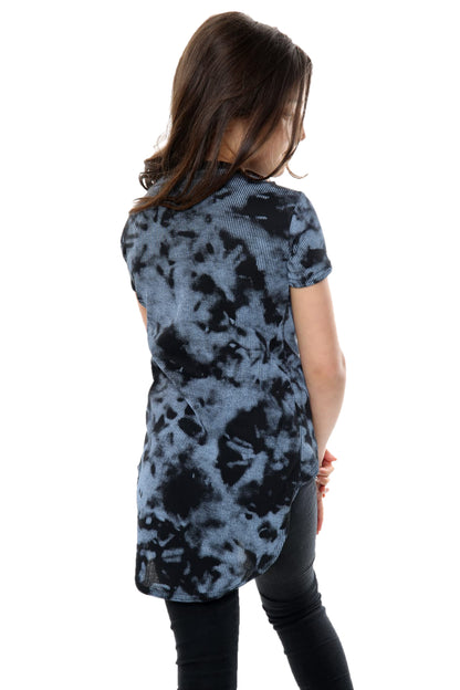 Girls Overlapping Patterned T-Shirts