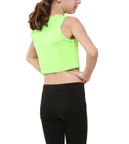 Girls Sleeveless Vest Crop Top