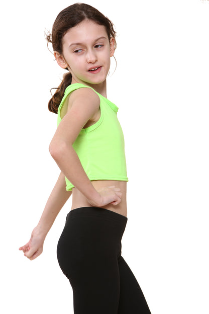 Girls Sleeveless Vest Crop Top
