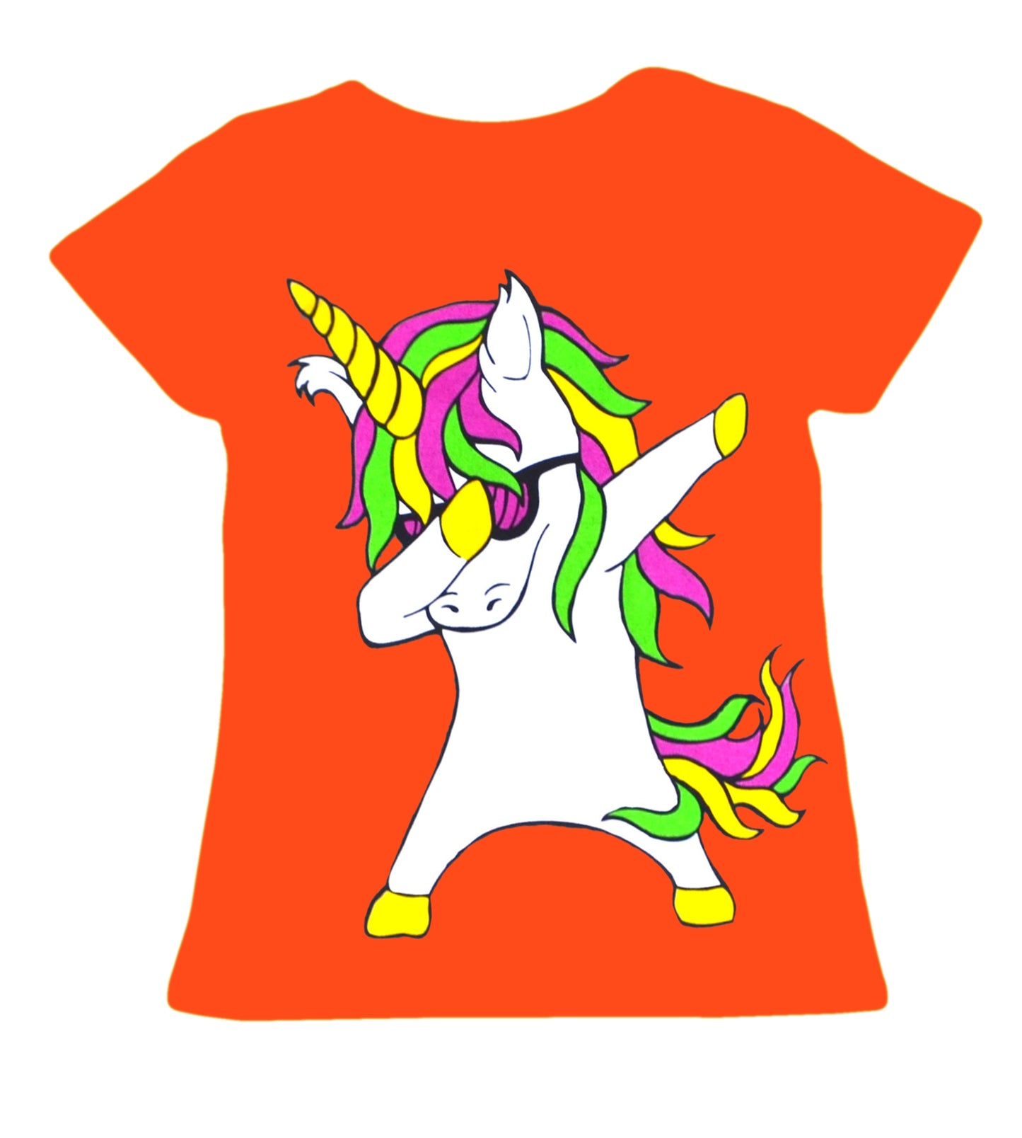 Girls Dab Unicorn Outfits