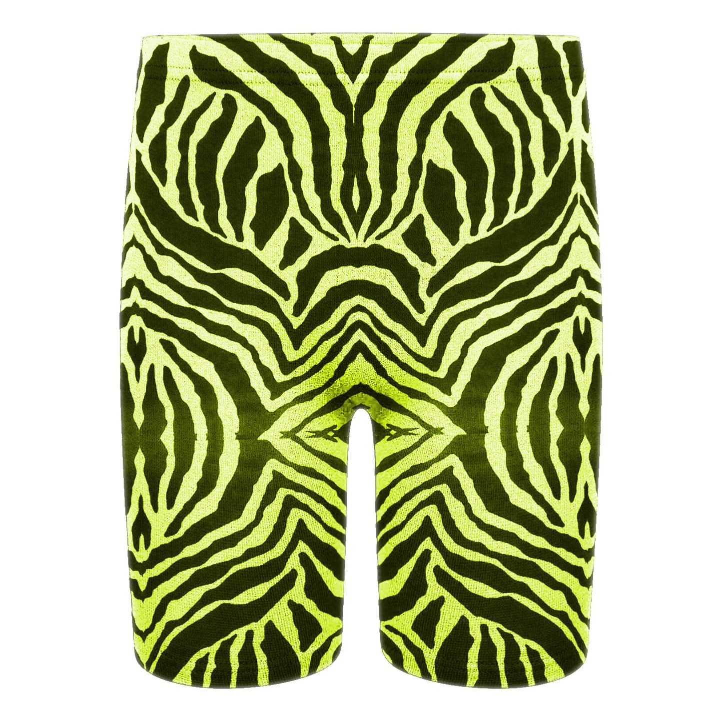 Girls Zebra Print Neon Crop Tops & Shorts