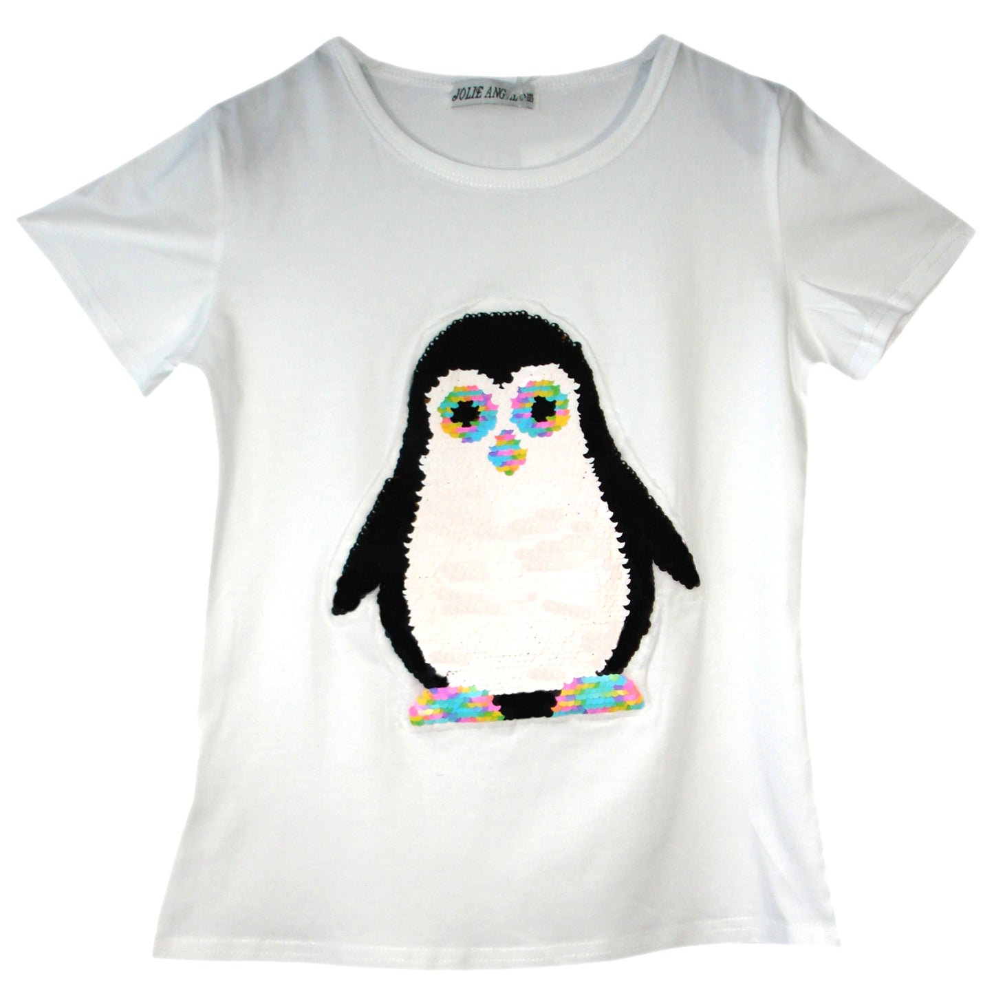 Girls Animal Sequin T-Shirts